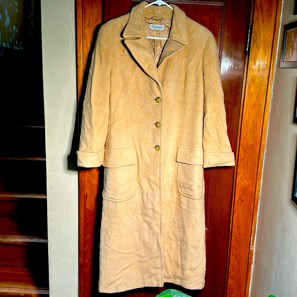 Brooks brother camel hair coat